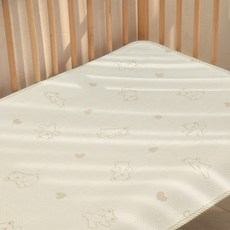 리에또 아기 방수요 에코 쿨 방수패드 유아 여름 냉감매트, 쿨 라떼, 1개