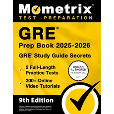 (英文圖書)GRE Prep Book 2025-2026 - 5 Full-Length Practice Tests 200+ Online Video Tutori... 平裝版, Mometrix Media LLC, English, Paperback