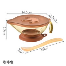 嬰兒PPSU輔食碗 寶寶專用餵食套裝, 胡桃棕 胡桃棕, 單一選項