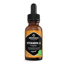비타메이즈 비타민A 드롭 레티놀 액상 비건 Vitamaze Vitamin A Drops Retinol Liquid Vegan, 1개