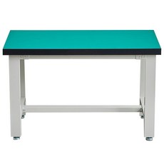 【可開發票】重型鉗工台防靜電工作台不銹鋼儀器承重桌實驗室操作台打包裝配台工作台 工作桌, 1個, 60X60X80防靜電桌面 5cm厚檯面