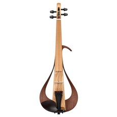 YAMAHA YEV104PRO NBR & 야마하 일렉트릭 바이올린 내츄럴 브라운 풍부한 울림, 1개, 내추럴 & 브라운