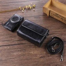 디지털 휴대용 미니 백 가방 여행, B. 블랙수평형 버전은 예비 배터리  메모리