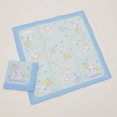 예쁜 캐릭터 시나모롤 면 손수건 휴대용 미니