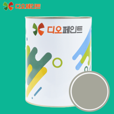 디오페인트 리노타일 욕실 친환경 수성 페인트 1L, 클래식12(스톤그레이), 1개