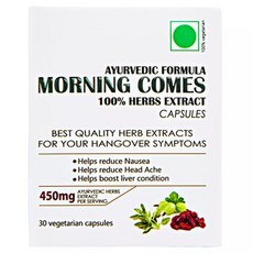 MorningComes Morning Comes阿育吠陀草本萃取素食膠囊, 1盒, 30顆