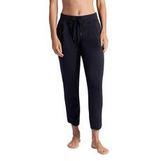 Gaiam 여성용 허드슨 스트레이트 팬츠 릴렉스 핏 72.4cm(28.5인치) 안쪽 솔기 신축성 있는 미드웨이트 소재 블랙 (탭 슈즈) M 163553