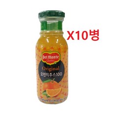 무가당오렌지(병)180ml/델몬트X10ea-2개, 20개, 180ml