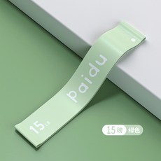 瑜珈彈力帶 阻力帶 翹臀環形彈力圈 健身塑形運動, 1個, 入門肩臂訓練-15磅 抹茶綠