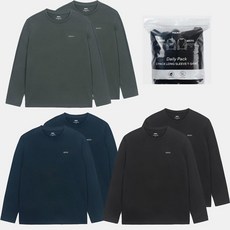 [국내백화점] 네파 공용 기능성 투팩 기모 패키지 긴팔 티셔츠 긴팔티 보온티