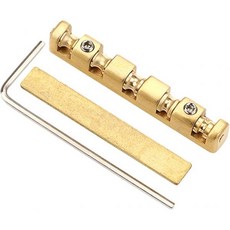 BESPORTBLE 브라스 스트링 너트 5현 베이스 기타 프로페셔널 교체 브리지 너트 음악 악기 액세서리 슬롯 새들 디자인, BESPORTBLE 브라스 스트링 너트 5현 베이스 기