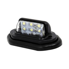 알테쉬 12v 24v 화물차 LED 차폭등 언더램프 번호판등, 1개, 블랙