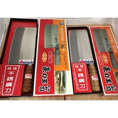 工具家達人 台中菜刀王 台灣製 木柄 保國 本職用片刀 肉桂刀 切菜刀 薄刃菜刀 金龍, 1個, 6寸木柄片刀