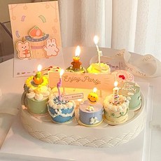 회전초밥기계 가정용 스시 자동 머신 레일 디저트 케이크 마카롱디저트기계음악없음배터리포함, 곰캔들세트2