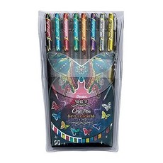 飛龍 PENTEL K110 蝴蝶筆8色組 筆組 彩繪筆 金屬色 金蔥筆 金屬筆 一筆雙色 好好逛文具小舖, 1個