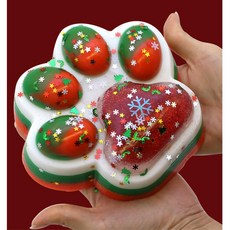 크리스마스 초대형 말랑이 스퀴시 고양이 장난감