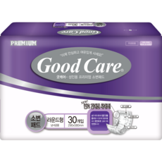 굿케어 요실금 일자패드 속기저귀 라운드형 30매 1팩 소변패드 290 x 580 요양병원 환자용 성인기저귀, 30매입, 4개