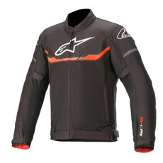 長野車業 Alpinestars T-SPS AIR JACKET 新款透氣防摔夾克，透氣舒適，安全防護，夏季騎行首選, 黑紅, 1個