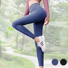 레깅스 하이 웨스트 봄 여름 스타킹 요가 등산