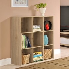 尚優家居 DIY菲爾九格櫃/展示櫃/書櫃/收納櫃/隔間櫃(五色選擇), 白