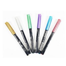 마이찰리_캘리펜 켈리그래피 메탈릭붓 그라피 메탈 붓펜 고급 세트 쿠레타케 레타 칼라_MyCharlie, 옵션없는_단일품목