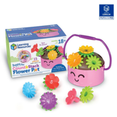 러닝리소스 플라워팟 소근육 놀이 LER9134, 1개