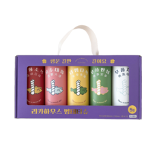 액막이명태 티슈 센스있는 집들이선물 개업선물 휴대용 차량용 원통형 휴지, 1세트, 5개입