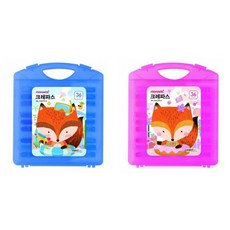 모나미 모니주 크레파스 36색 여아용, 1개