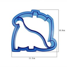 쿠키 커터 들을위한 DIY 재미있는 플라스틱 샌드위치 커터 하트 개 공룡 모양 빵 크러스트 커터 야채 몰드 메이커 278, 1개