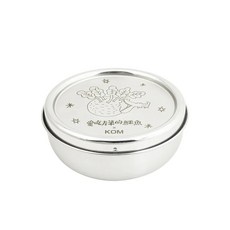 KOM 316不鏽鋼兒童隔熱碗，信誼童書聯名款, 1個, 青菜鱷魚