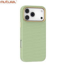 Mutural 아이폰케이스 맥세이프 가죽촉감케이스 기름지문방지 나무무늬 디자인