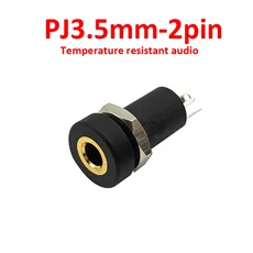 2/3/4핀 3.5mm 오디오 잭 스테레오 납땜 패널 설치 너트가 헤드폰 암 소켓 커넥터, 03 1PCS, 03 1PCS