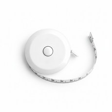 플럭스 미니 다이어트 피팅 줄자 1.5m, 1개, 화이트