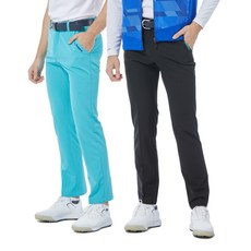 Snowbee Golf 高爾夫 高彈超撥水素面長褲, 黑色,36, 1個