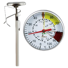 咖啡溫度計 手沖咖啡 手沖溫度計 指針式溫度計 奶泡溫度計 咖啡 電子溫度計 煮茶溫度計, 1