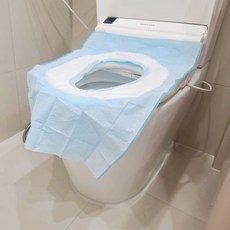 캠핑 일회용 변기시트 공중화장실 커버 위생 패드 4개입 M50233, 1개