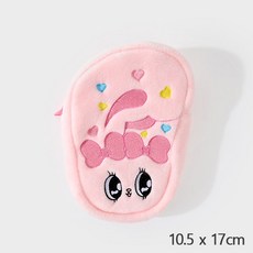 韓國大創Daiso艾絲樂小兔Esther Bunny聯名絨毛收納包筆袋化妝包零錢包吊飾正版