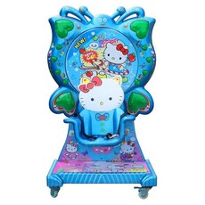 회전 관람차 키즈카페 펜션 놀이기구 회전의자 놀이터 키즈, F. 하늘색 관람차, 1개