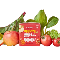 하루야채 밸런스100 레드, 140ml, 48개