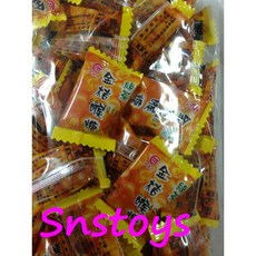 sns 古早味 懷舊零食 綠茶金桔喉糖 300公克, 1個