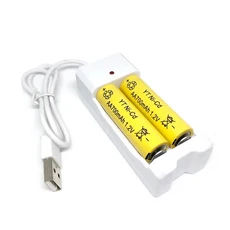 배터리 충전기 AAA 234 USB 슬롯 고속 단락 보호 및 스테이션, 02 2 Slots