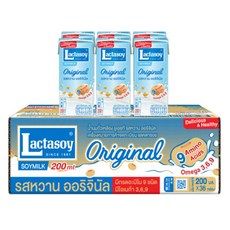 락타소이 두유 오리지널맛, 200ml, 36개