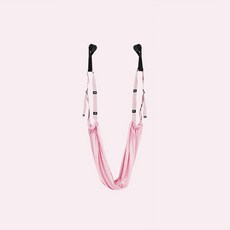 라라티나 포카 설치가 간편한 가정용 플라잉 요가 스트랩 해먹, 1개, 핑크