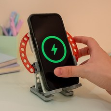 프로보X브릭테크 고속무선충전 스마트폰 거치대 만들기 과학키트, 1개