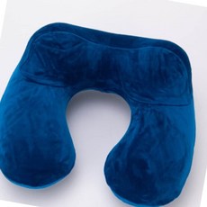 부드러운 이동형 휴대용 안대 벨벳 목베개 파랑 85669EA 1(PC)