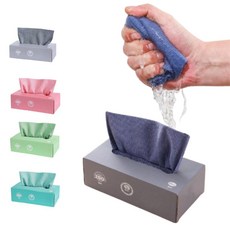 다용도 빨아쓰는 키친타올 일회용 뽑아쓰는 극세사 행주, 핑크, 1박스, 20매입