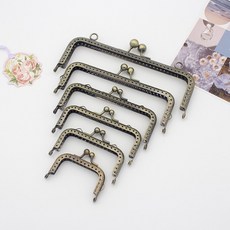 엔틱 사각 금속프레임, 6.5cm, 1개