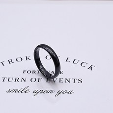 4mm 오닉스 원석반지 남녀공용 오닉스반지