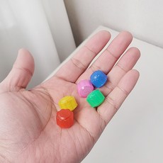 공기놀이 금연교육 전통민속놀이 교재용 키트 공기알 공깃돌, 1세트