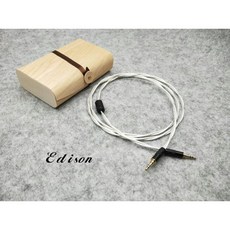 Edison 美國軍規鐵氟龍鍍銀 3.5mm 轉 3.5mm 音源線, 1個, 0.5米 400元